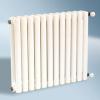 Two column radiator in white