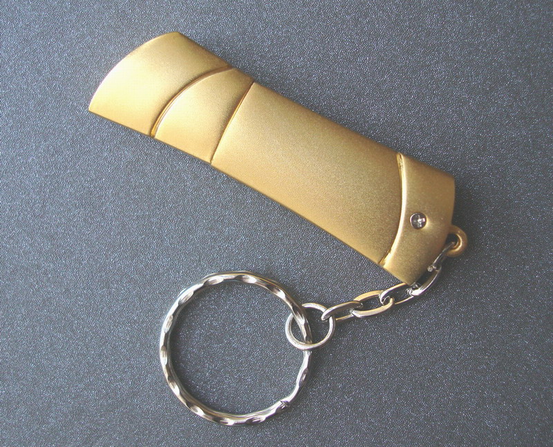 Golden Metal Flash Drive