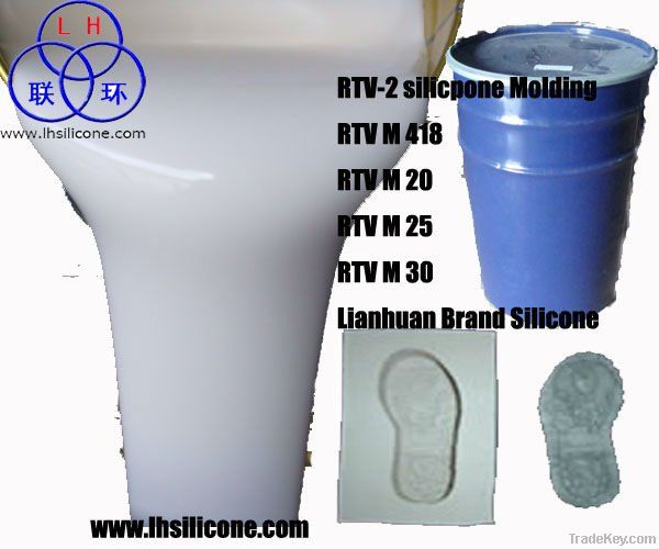 Silicone rubber for shoe sole mold making