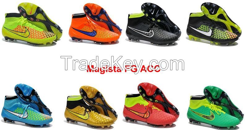 Magista Obra with Acc Fg TPU Nails Soccer Shoes Cheap Soccer Cleats Football Shoes Male