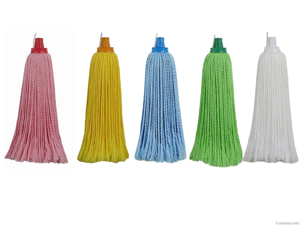 Microfiber string round mop