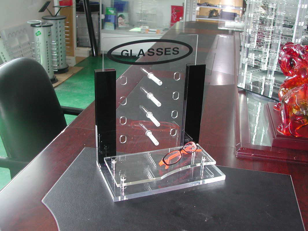 Acrylic sunglasses display stand