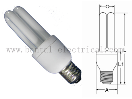 U Shape Energy Saving Lamp