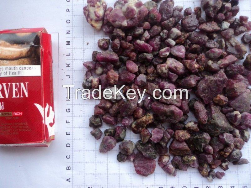 Natural Gems Ruby (Colors Available)