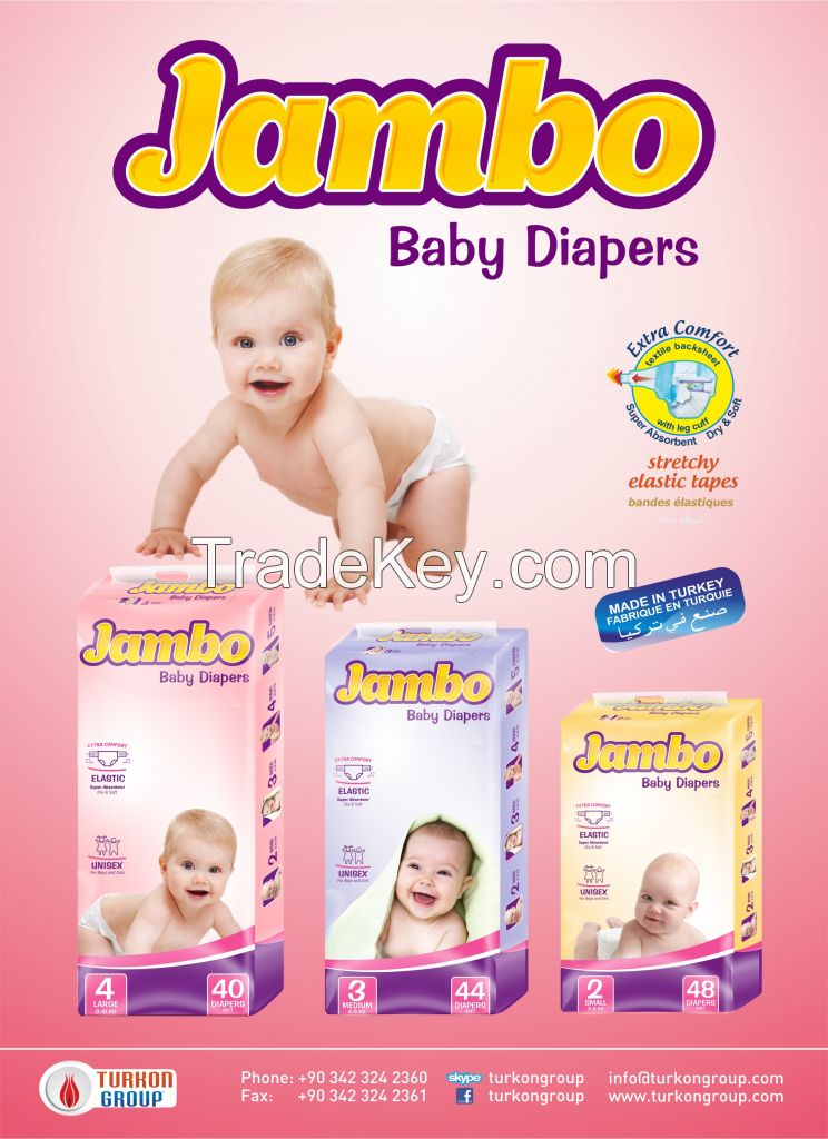 Jambo Baby Diapers Super Packs High Quality