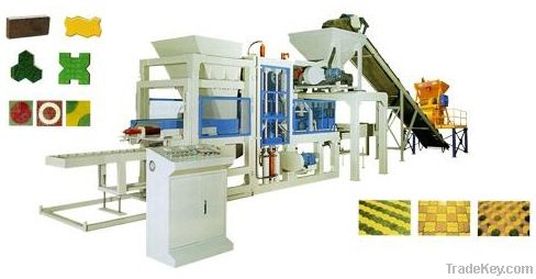 Concrete brick machine