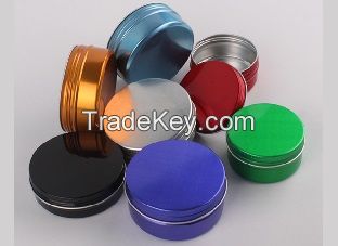 Aluminum Jar with screw cap