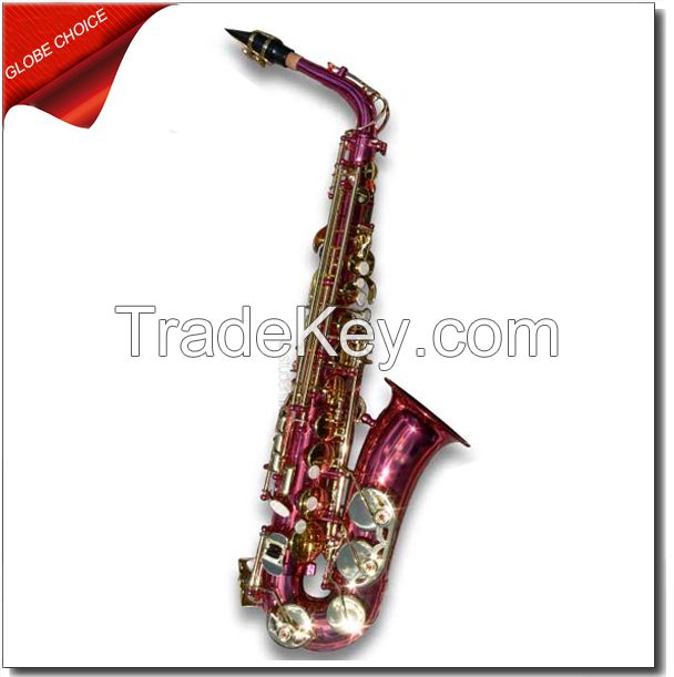 BEAUTIFUL PINK LACAUER ALTO SAXOPHONE