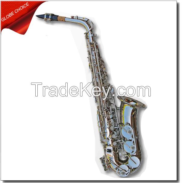 BEAUTIFUL SILVER PLATED ALTO SAXOPHONE