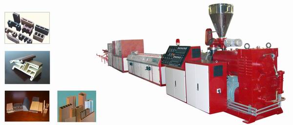 PVC/PE/PP Wood-plastic Common Extruding Production Line