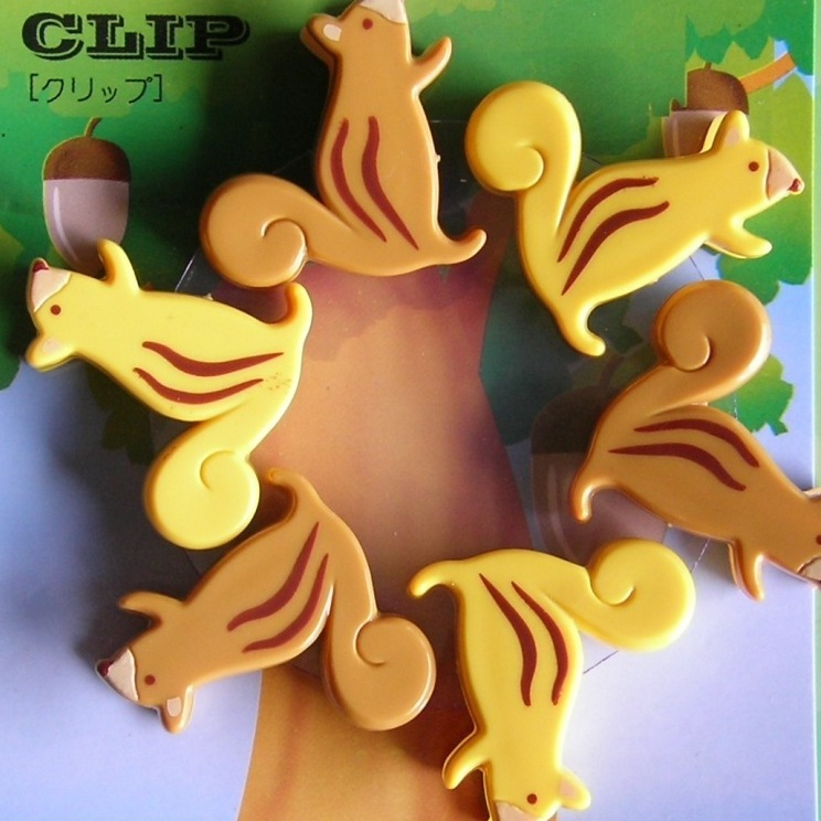 Mini clips in animal shape--squirrel