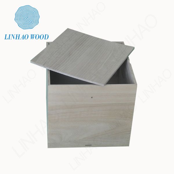 Paulownia wood box