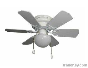 Six Blade Silver Ceiling Fans