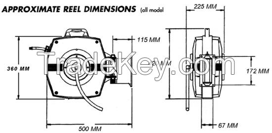 RC1300 Chemical spray hose reel