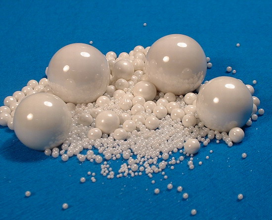 Zirconium silicate beads