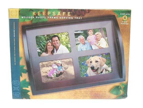 wooden photo tray