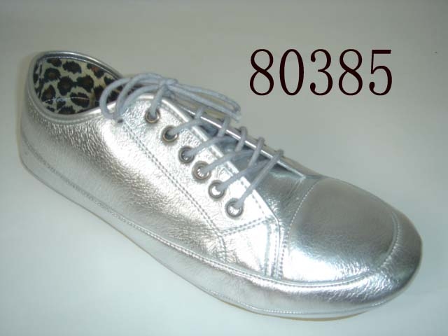 silver casual shoes