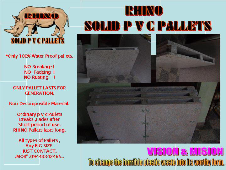 SOLID PVC PALLETS