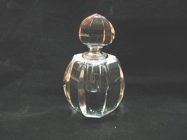 crystal perfume bottle