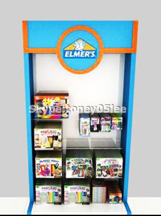 Paper Material Corrugated Floor Display for Baby Products, PDQ, POP Up Display，Corrugated Floor Display ，POP display, simple cardboard retail floor display stand printing, cardboard floor display, Corrugated Cardboard Floor Display，cardboar display 