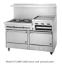 6 burner, griddle, broiler &amp; 2 ovens