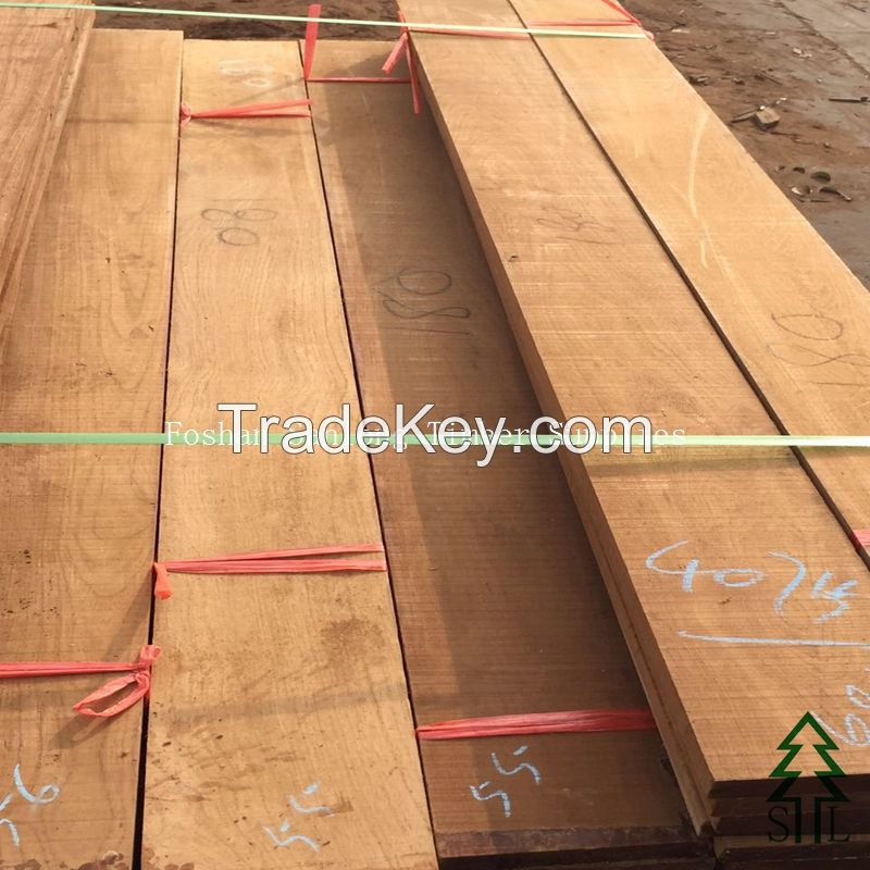 Top Quality Burma Teak Sawn Timber for Luxury Yacht Decking, Customized Size of Teak Decking for Yacht