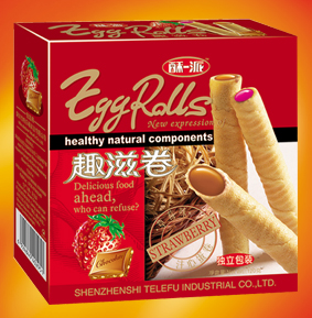 Quzi Egg Roll (chocolate flavor) 120g