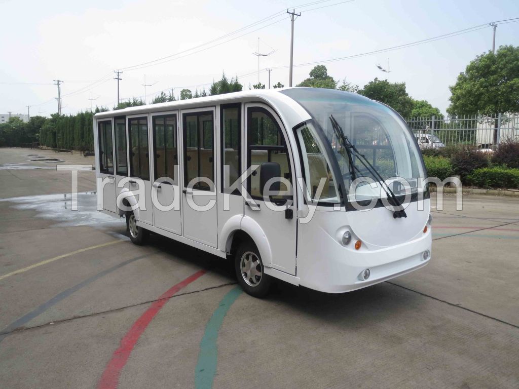 11 seater sightseeing bus with doors, solar panel TEV-S110TBF for sale