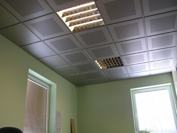 Suspended ceiling - coffer system