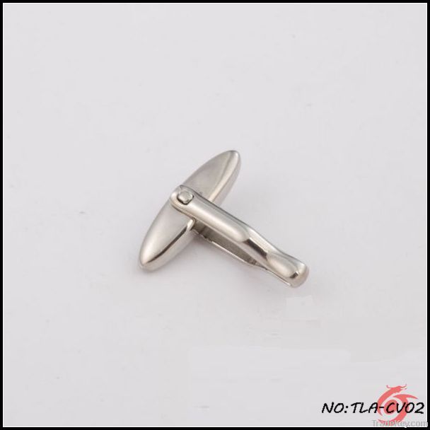 stainless steel cufflink