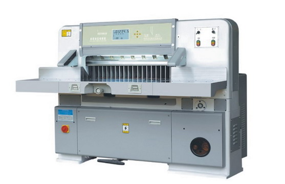 Double digital display paper cutting machine