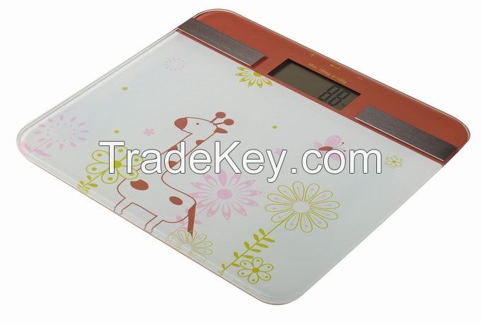 Electronic body fat water scale