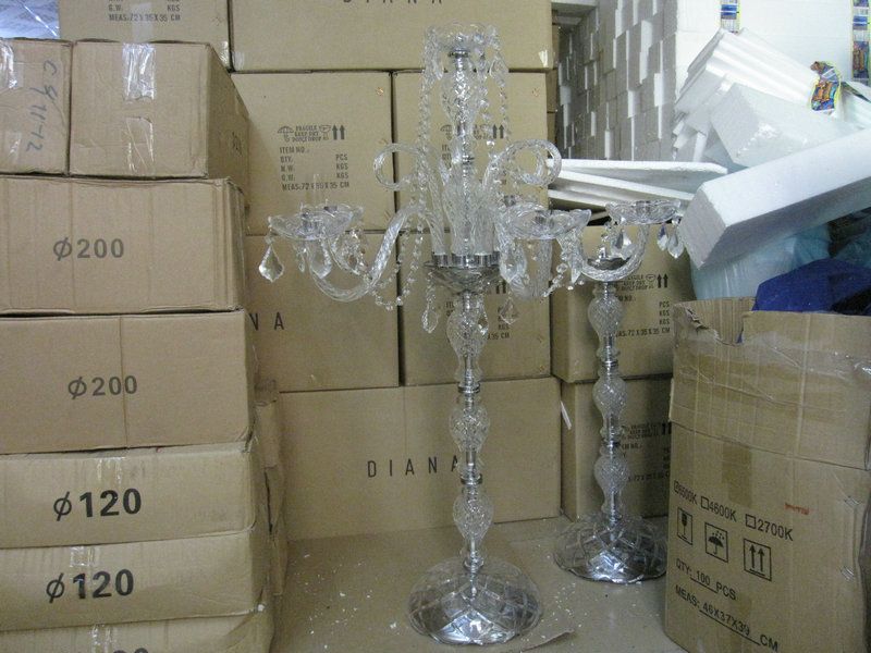 crystal candelabra/