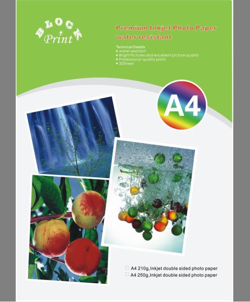 Matte inkjet photo papers