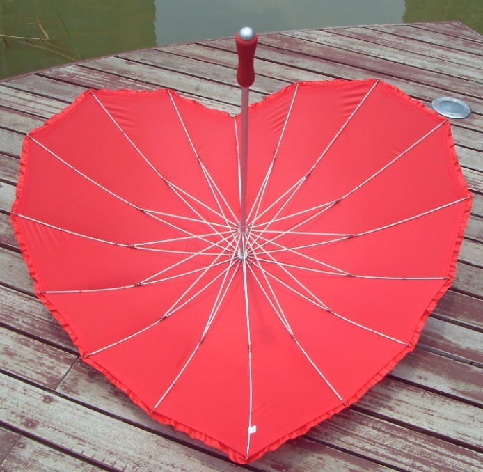 heart umbrella