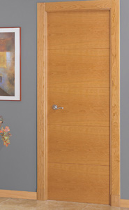 flush wood door