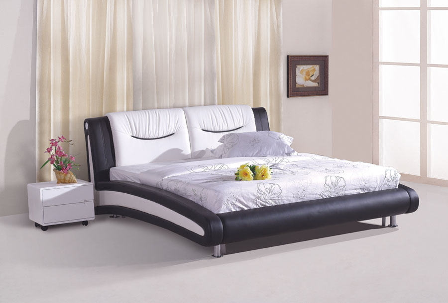 Modern Leather Bed