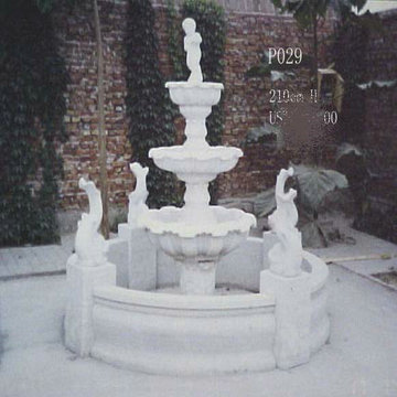 marble fountain