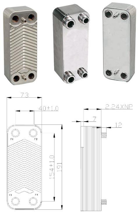 B3-12A Plate Heat Exchanger