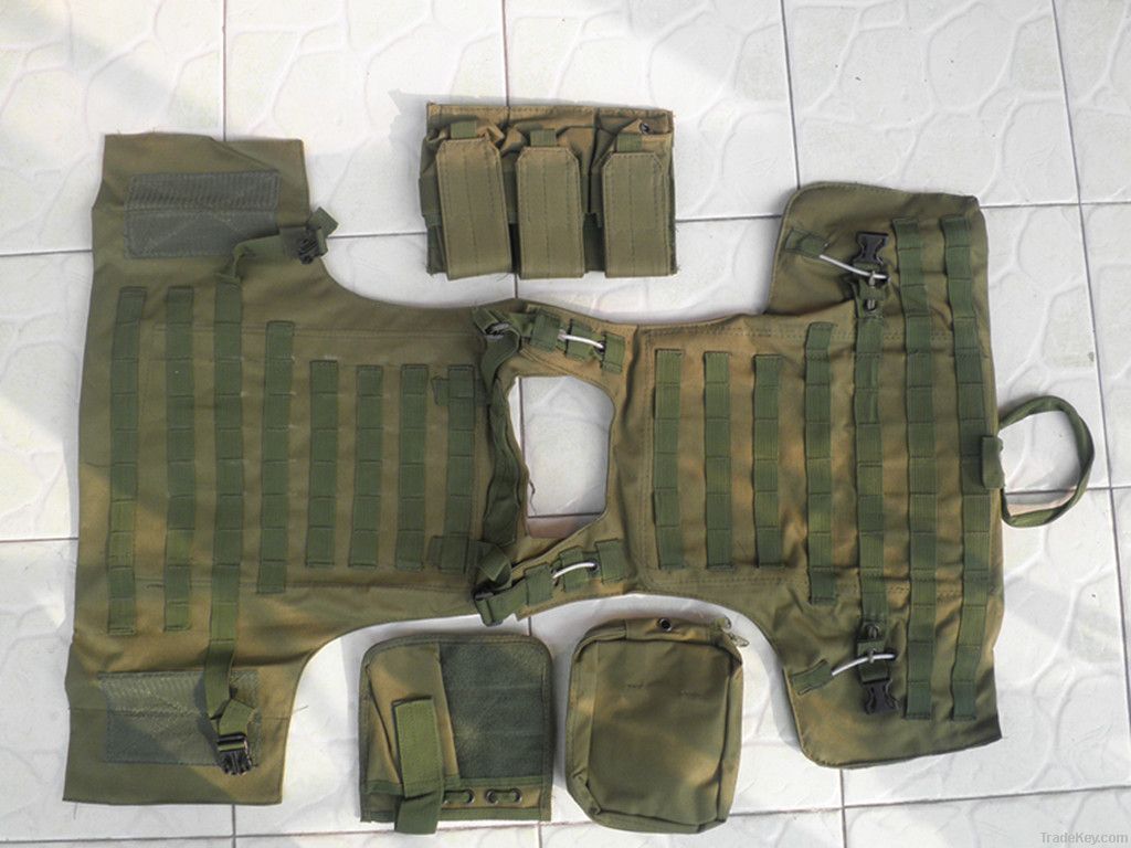 Green Tactical Bullet proof vest IIIA NIJ0101.06