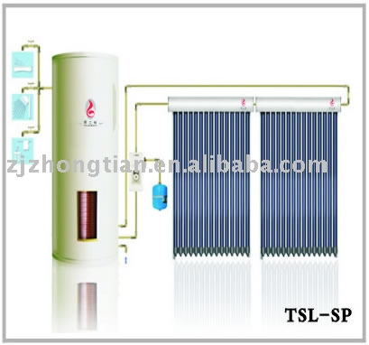 Separated Pressurized Solar Water Heater