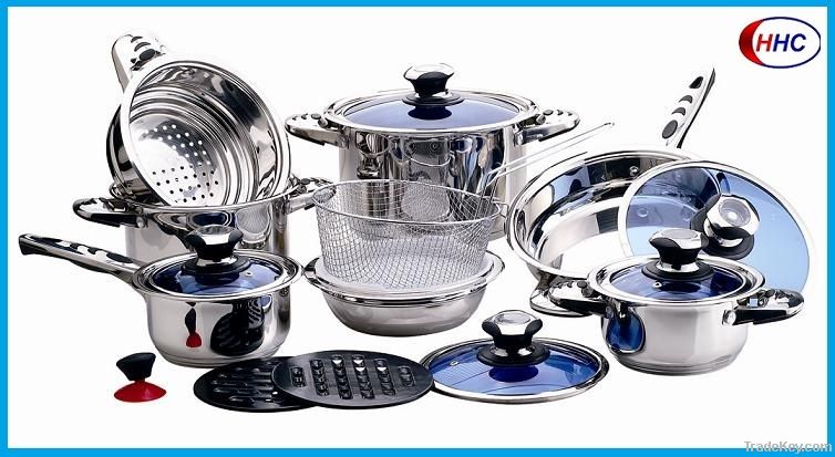 18PCS SS COOKWARE SET