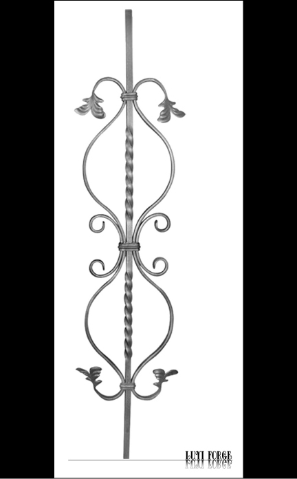 wrought iron baluster