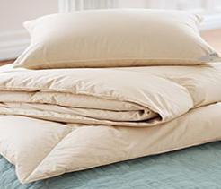 Organic Cotton White Duck/ Goose Down Comforte