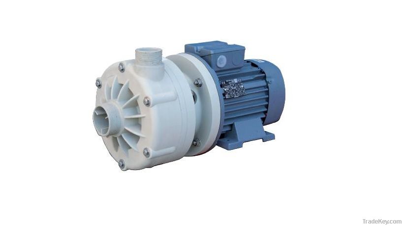 Thermoplastic horizontal centrifugal pumps