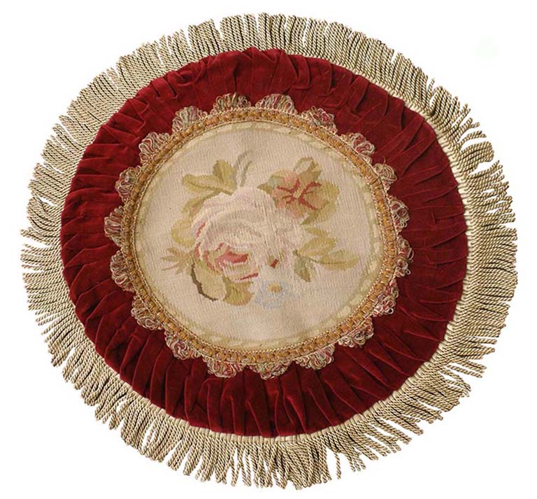 GORGEOUS FRENCH AUBUSSON PILLOW COVER