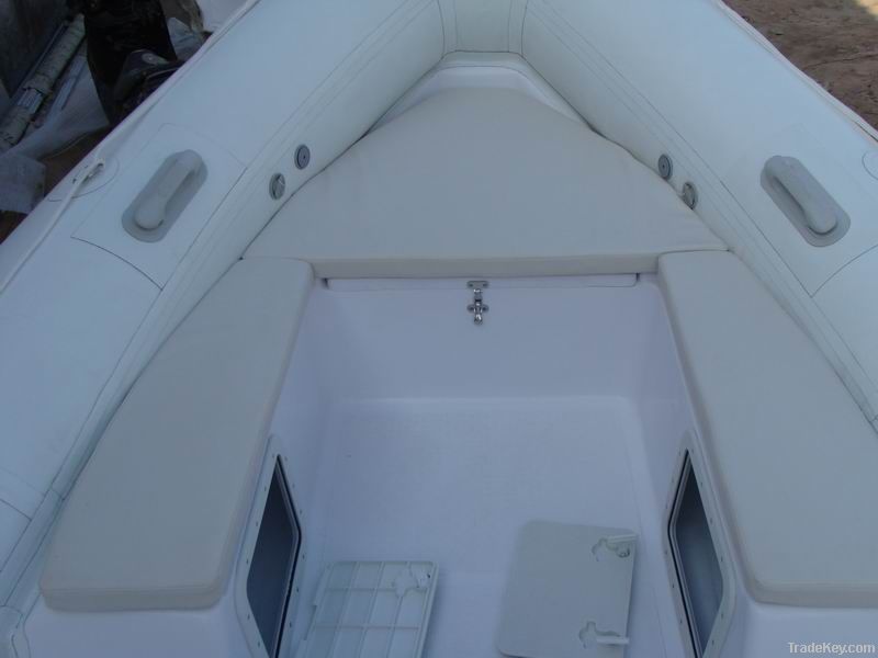 hypalone material 6.8m RIB boat