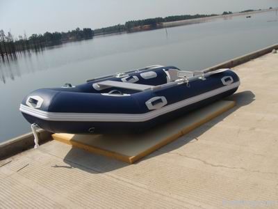 fiberglass floor rolled-up inflatable boat