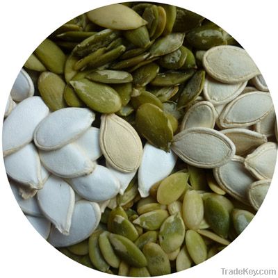 Snow white pumpkin seeds &  kernel