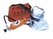 Series emergency escape breathing devices